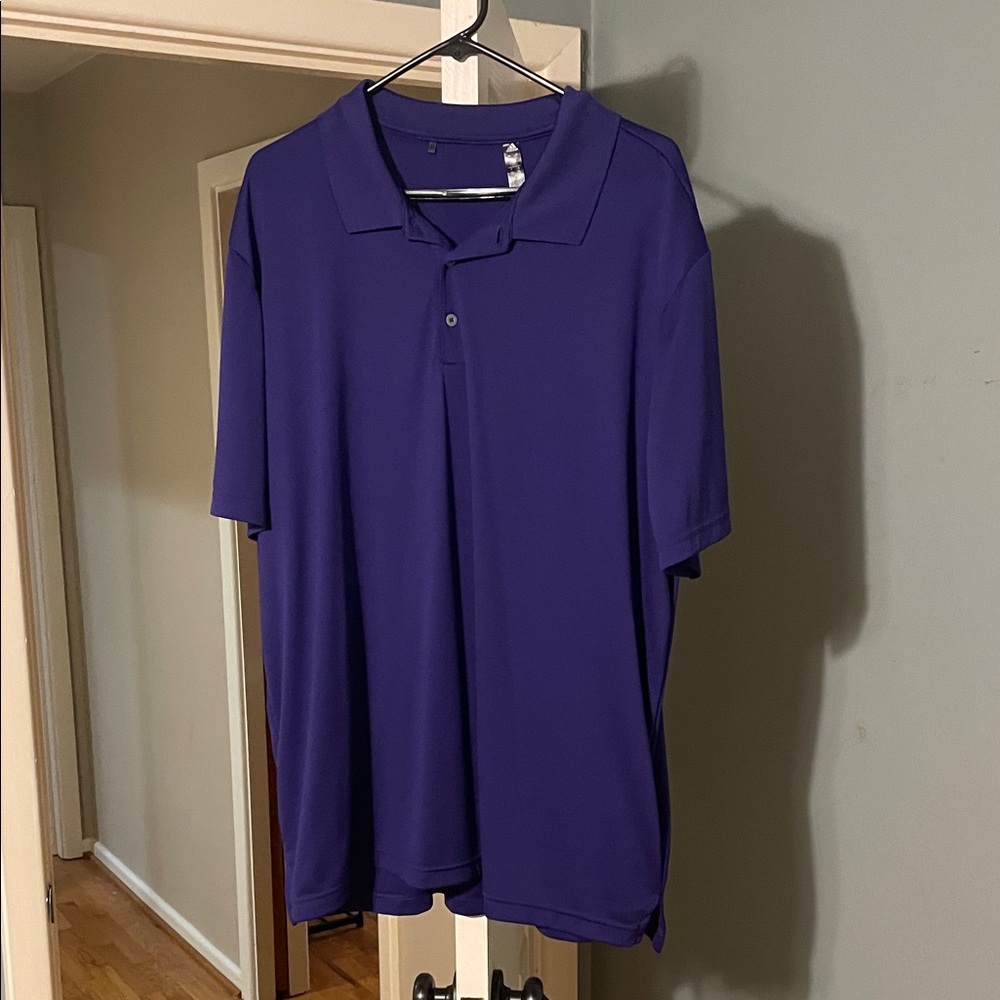 Men's Adidas Purple Polo Shirt